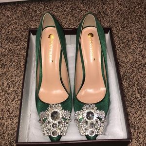 New in box! Green heels